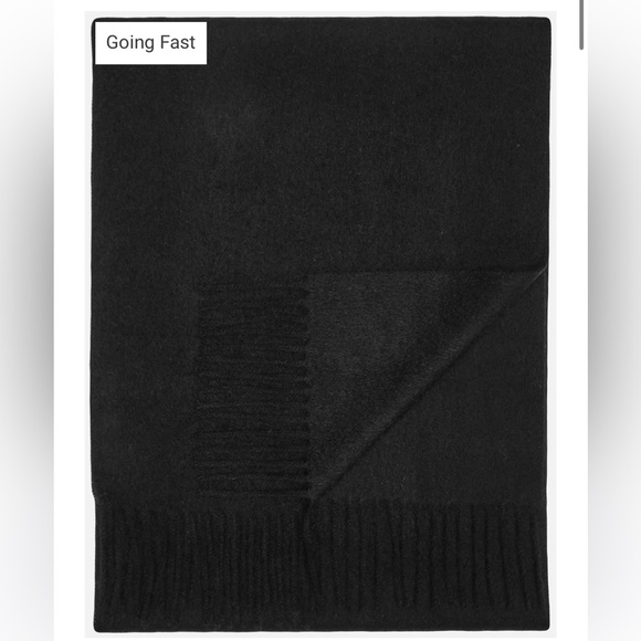 Joseph Abboud Other - NWT Joseph Abboud 100% Cashmere Black Scarf